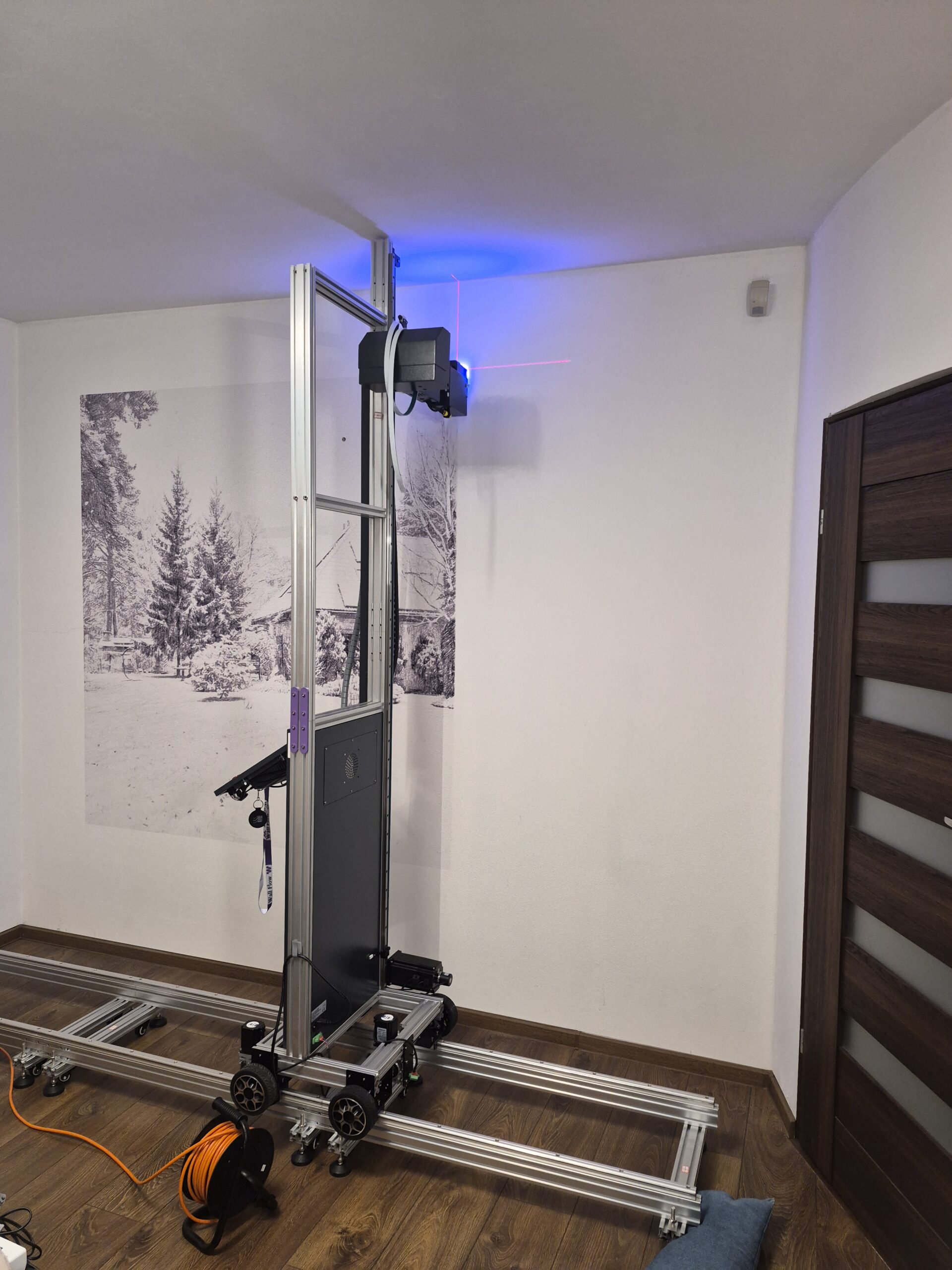 Druk ścienny cena za m2 – biała ściana, cegła, beton, szkło w 2026