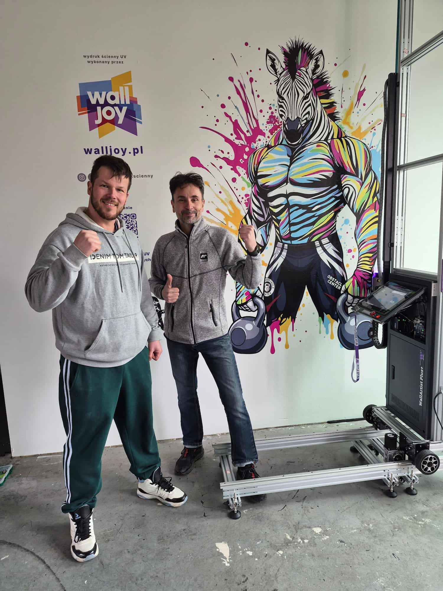 Wall Joy w OBSTACLE CENTER Warszawa ul. Loteryjki 30